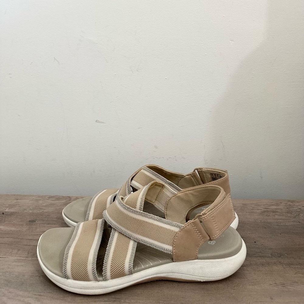 Clarks Cloudsteppers Mira Lily Strappy Sandals Shoes Womens Size 10 W 27680